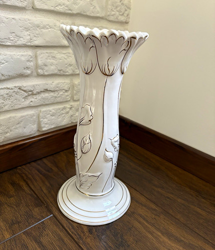 Vintage ceramic plant pot - vintage,