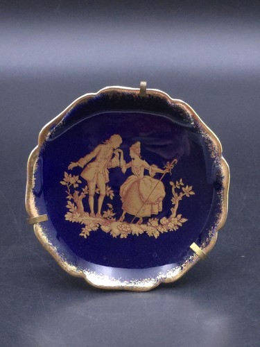 Limoges porcelain cobalt blue - limoges,