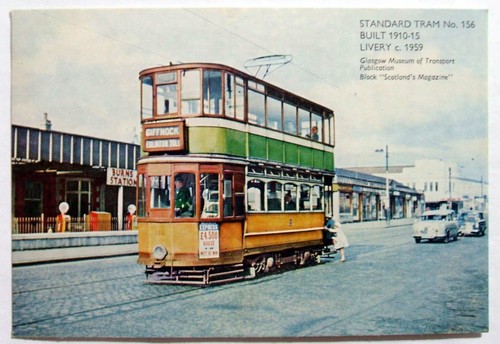 Postcard standard tram no - -,