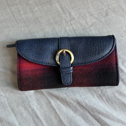 Mantaray red blue plaid - mantaray, &