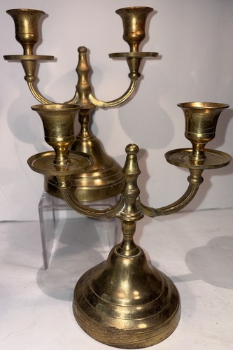 Vintage brass arm candle - vintage,