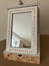 Handmade Mirror In A Box Horse Painted On Lid