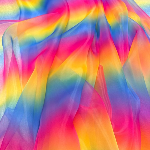 Rainbow multicolour sheer - rainbow,