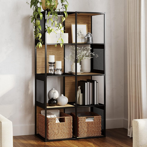 Stylish oak black industrial - black,