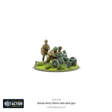 Soviet 45mm anti tank gun - tank,