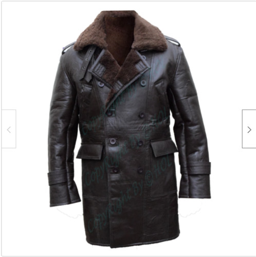 Men thick raf coat real - b3,