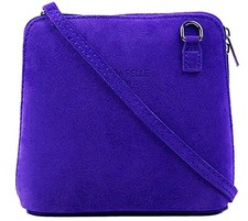 Suede Crossbody Bag Vera Pelle
