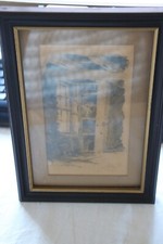 VERY RARE interesting pencil drawing Flour Mill by Neil Bartlett 1982