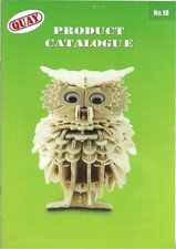 CATALOGUE Quay E038 Owl Hedgehog Koala Bulldozer Woodcraft Construction Kit 2018