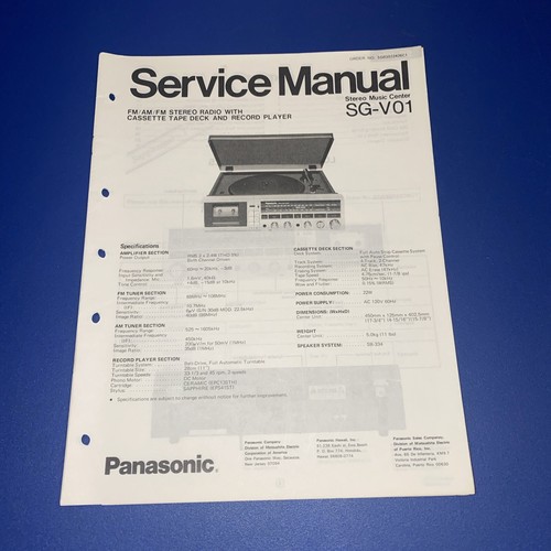 Panasonic service manual - panasonic,