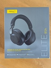Jabra Elite 85h Wireless Bluetooth Over-Ear Headphones, Black, Fast Dispatch