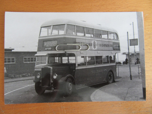 Southdown bus reg auf 669 - no,