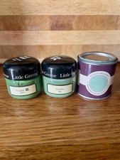 Farrow & Ball and Little Greene Sample Pots Greens Used but Plenty Left to test
