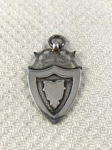 Antique sterling silver medal - antique,