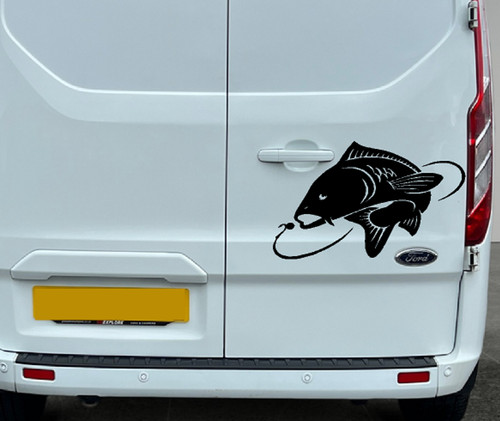 Carp fishing decal - sticker, for