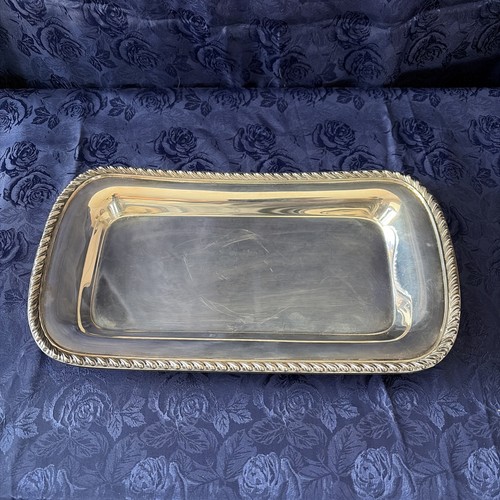 Silver plated bread tray - silver, by