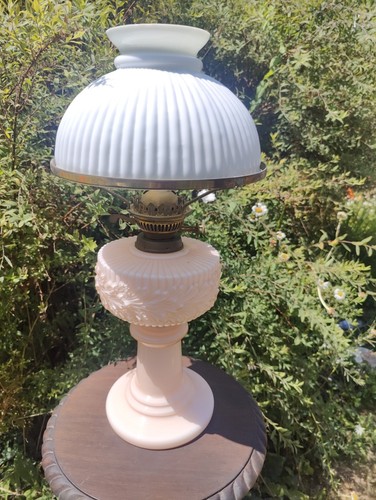 Original edwardian peach glass - peach,