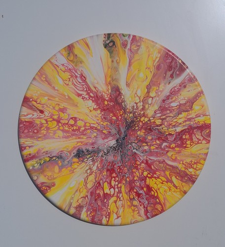Handmade painting fluid art - handmade,