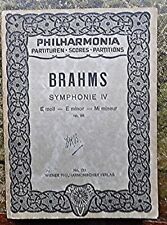 Philharmonia Miniature Score - Brahms IV Symphony - Orchestral Score (SML)