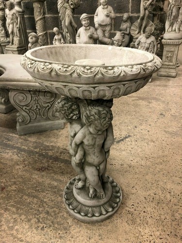 Bird bath solid heavy - bath,