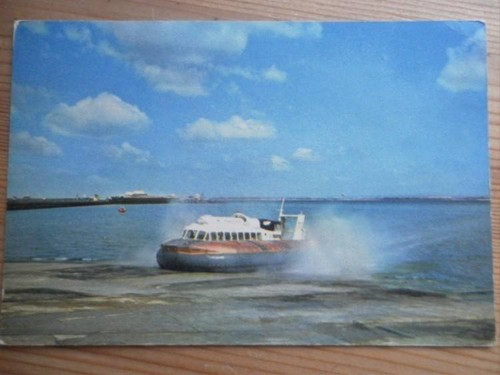 Postcard hovercraft srn6 - hovercraft,
