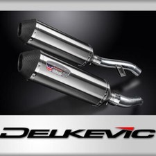 Yamaha FJR1300 2006-2023 343mm X-Oval Stainless Exhaust Silencers Cans Kit