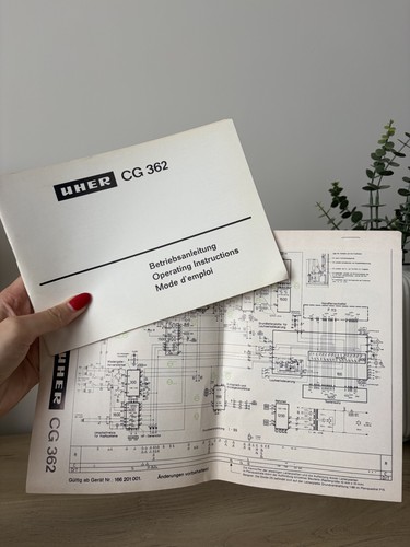 Original uher schematic and - original,