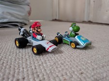 Nintendo Mario & Yoshi Pull back Carrera Slot Cars 1:43 