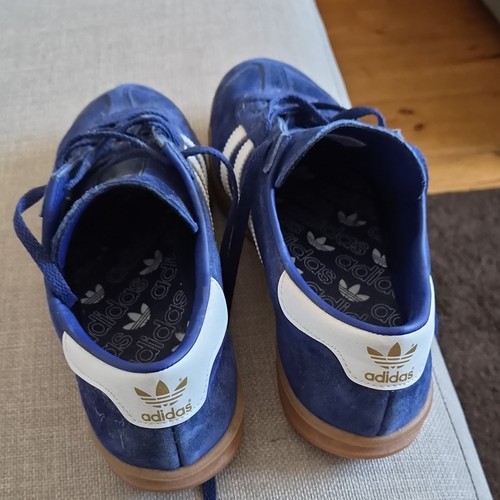Adidas hamburg blue suede gum - blue,