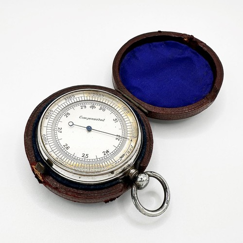 Antique pocket barometer - pocket,