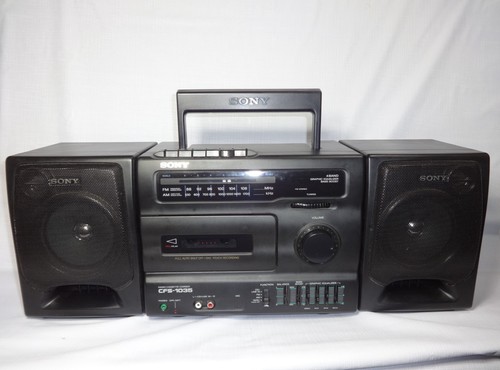 Vintage sony cfs 1035 - cfs-1035, radio