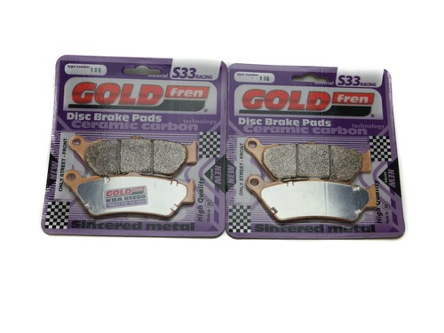 Goldfren s33 brake pads front - pads,