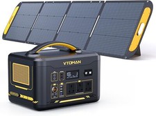 VTOMAN Jump 2200 Portable Power Station/Extra Battery Solar Panel 2200W 1548Wh.
