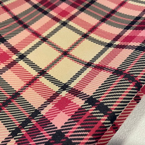 Tartan plaid stretch jersey - tartan,