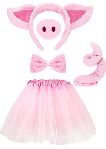 Pig costume set - costume, tutu