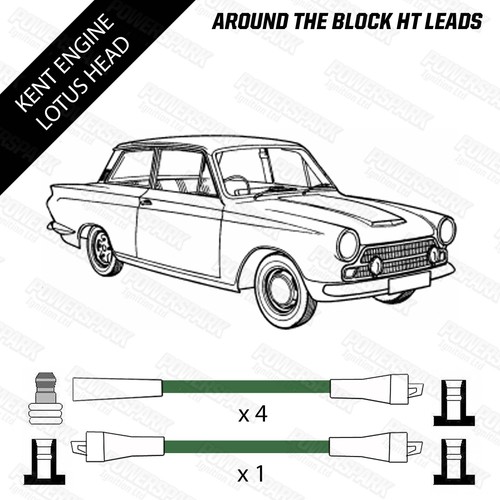 Lotus twin cam leads - cam, ht
