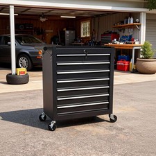Steel Tool Chest Cart 7-Tier
