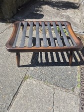 Ercol Dark Wood Footstool