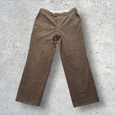 Meyer Elastic Cords Corduroy Mens Trousers W38 L32 Becker Fabric Zrelana Brown
