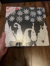 Gonk Christmas Glitter Canvas