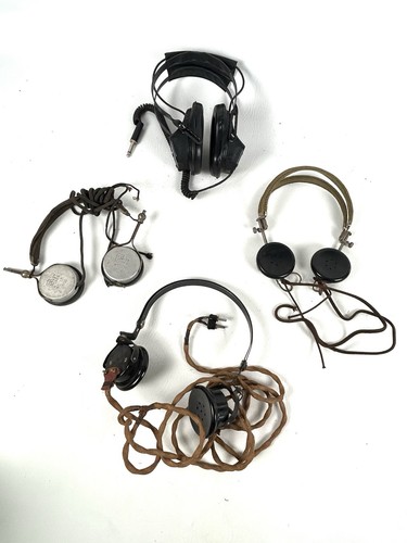 Lot ww2 headsets - headsets,