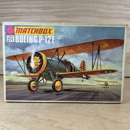 Vintage matchbox boeing 12e - matchbox, p-12e