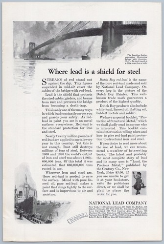 1924 national lead vintage - 1924, ad