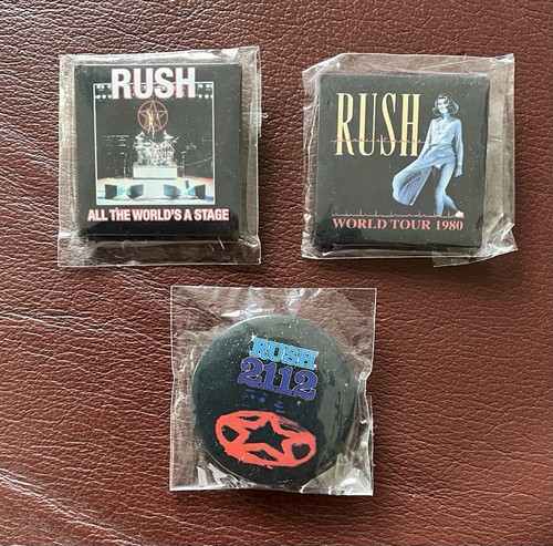 Rush large pin badges - large,