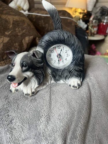 Dog clock - dog,