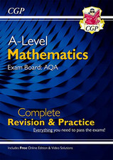 New A-Level Maths AQA Complete Revision & Practice with Online E... by CGP Books