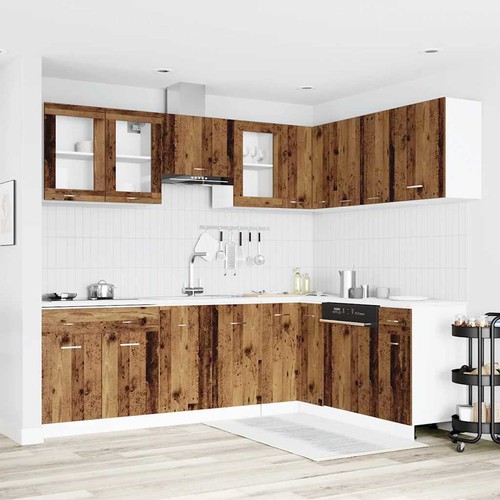 Piece kitchen cabinet set - 11,