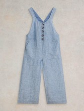 White Stuff Linen Dungaree