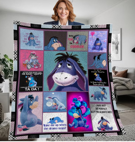 Eeyore christmas fleece - eeyore,