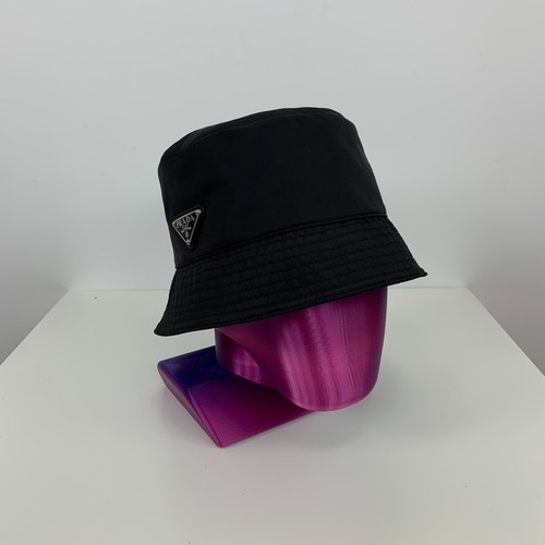 Prada nylon metal triangle - nylon,
